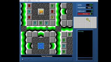 CCLP1 level 105 solution - 257 seconds