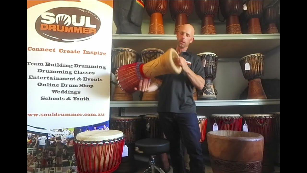 Drum Shop Ghana Series Djembes YouTube