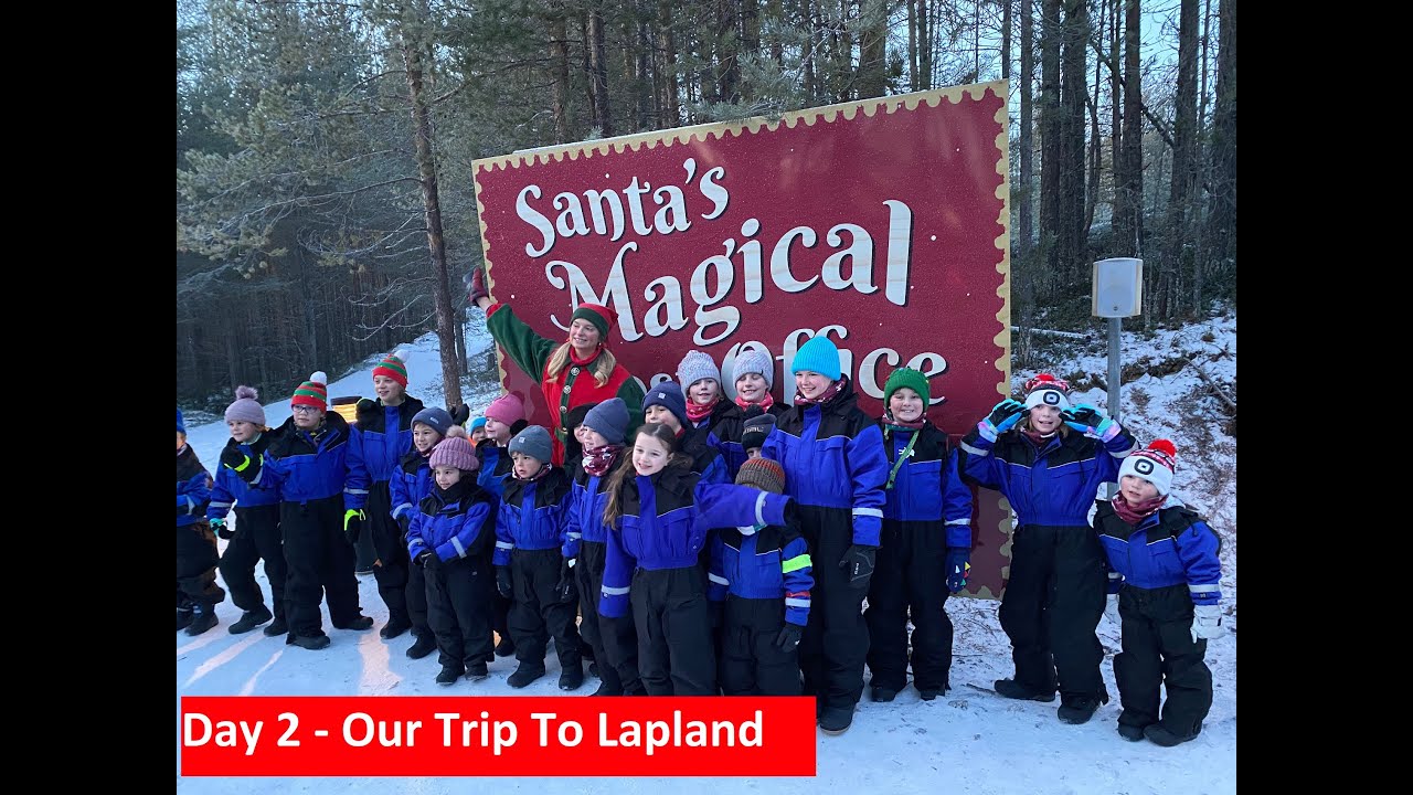 Our Trip to Lapland Day 2 - Reindeer, Snowmobiles, Elves and Santa's Post Office