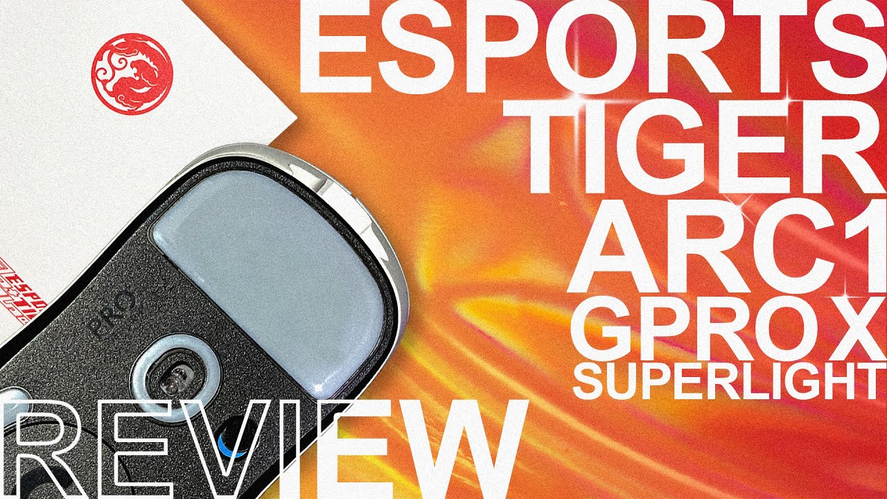 徹底比較】Esports TigerのマウスソールArc1とGPRO純正ソール比較して