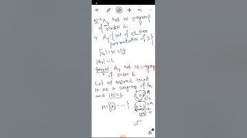 A4 has no subgroup of order 6 || converse of Lagrange