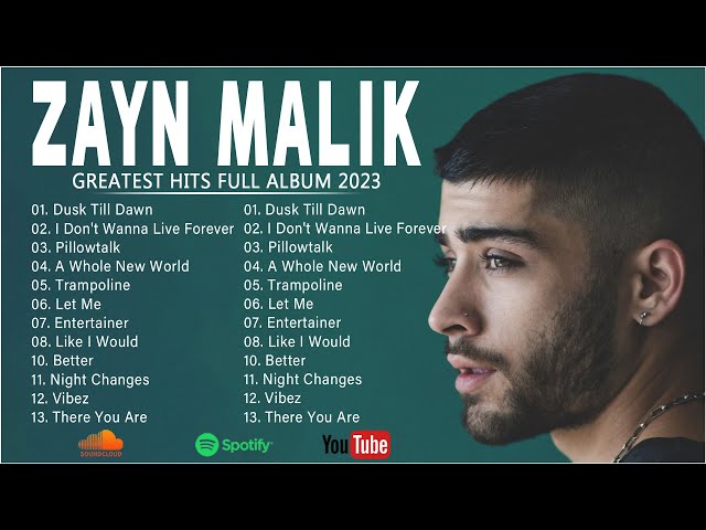 Zayn Greatest Hits Full Album 2023 - New best Songs Of Zayn Malik. class=