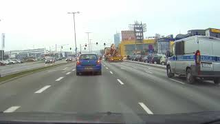 Transport Gabarytowy Ulicami Gdańsk - Transport Koparki.