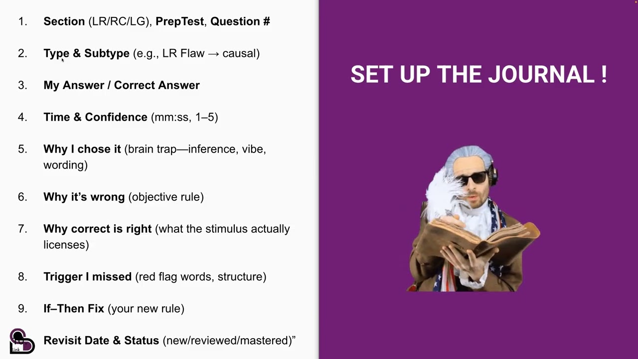 Mistake Journal LSAT