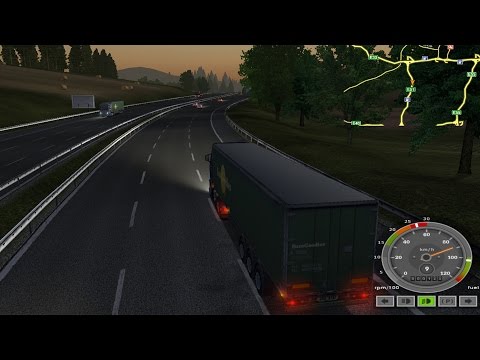 Euro Truck Simulator'da kısa bir sefer