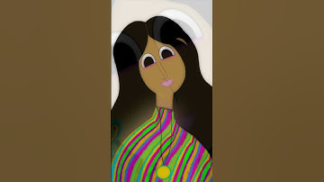 How to Draw this Cute Character in Procreate (#shorts)