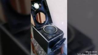 Bocina de un aiwa NSX F15.. De 240 rms la base yo sela puse de un monitor