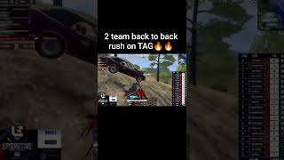 2 Team back to Back rush on TAG 🔥🔥#jonathan #bgmi #motivation #pubgmobile #gaming