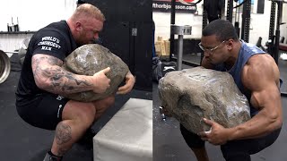 WORLDS STRONGEST MAN AND WORLDS STRONGEST BODYBUILDER BECOME TRAINING PARTNERS