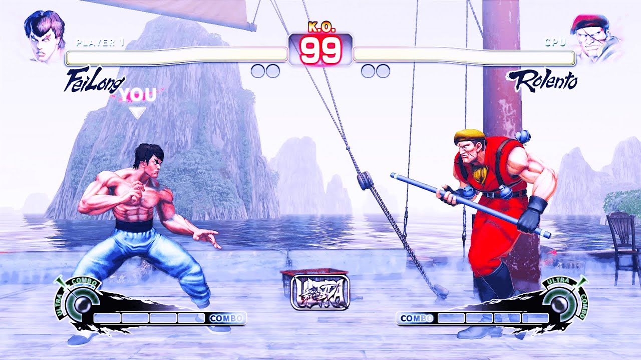 Sf4 Rolento Fei long vs Rolento (Hardest) Street Fighter 4. - YouTube