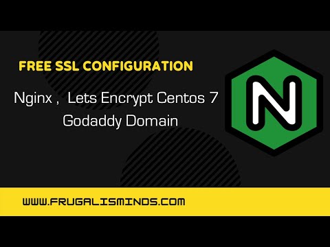 Configure Free SSL Nginx ,Let's encrypt ,  Centos 7 !  Go Daddy Custom Domain On VPS/static IP