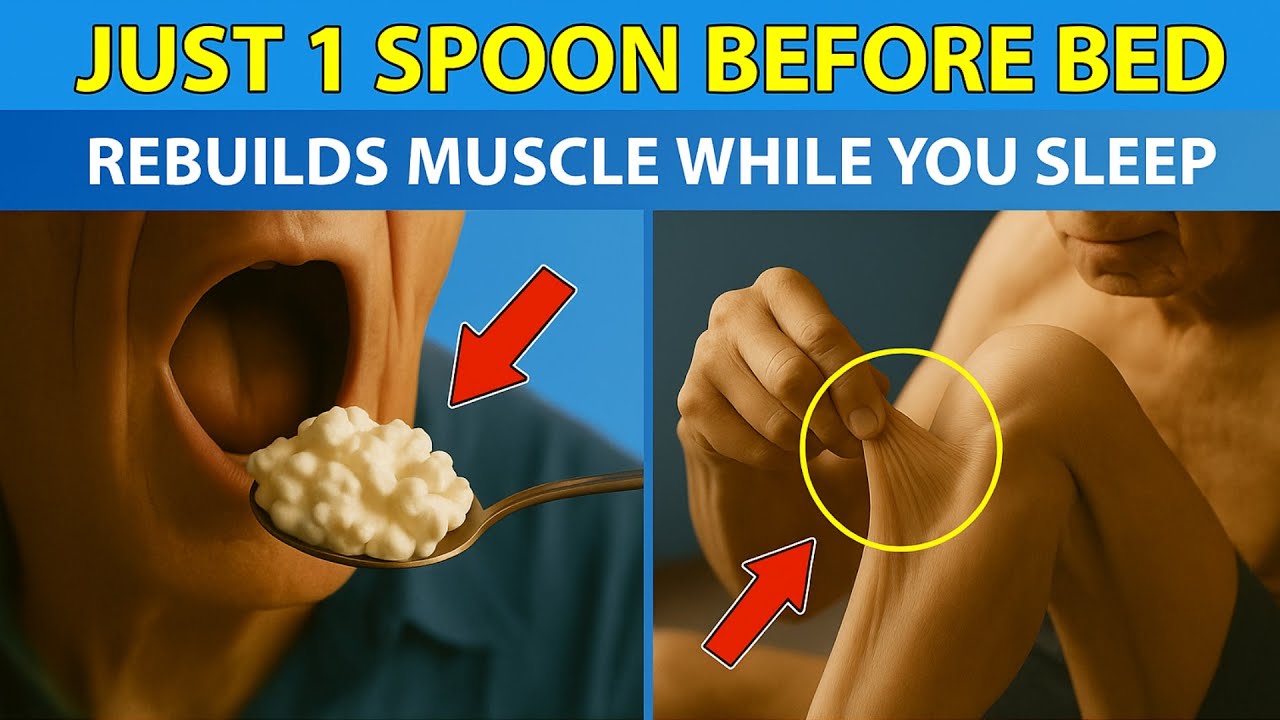Top 4 Bedtime Foods to Stop Muscle Loss After 60!