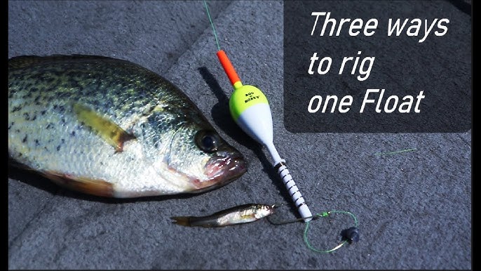 Simple Bobber Rig catches Thousands of Crappie Every Year (How to Tie Slip  Bobber for Beginners) 