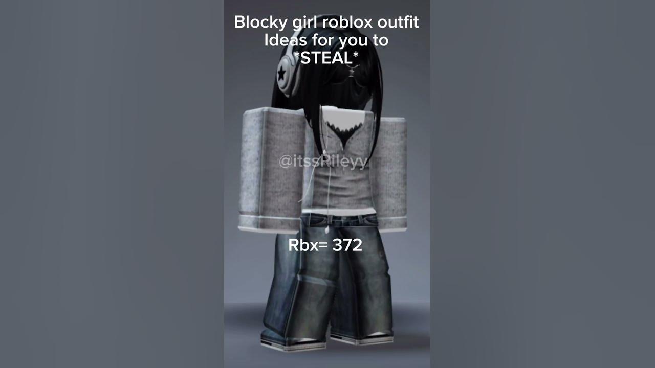 Blocky girl Y2K Girl roblox outfit ideas for you to *STEAL* odetari shorts y2k outfits 
