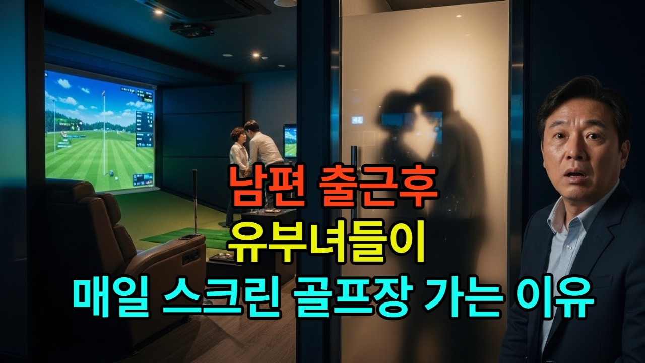 남편출근후 유부녀들이 매일 스크린골프장 가는 이유.. ㅣ불륜탐정 ㅣ사연 ㅣ오디오북