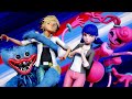 [Miraculous Ladybug x Poppy Playtime] Adrien & Marinette (transformation)