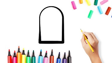 Arch | Draw shapes,  learn, numbers, draw, 1234, schooling | song 1-100