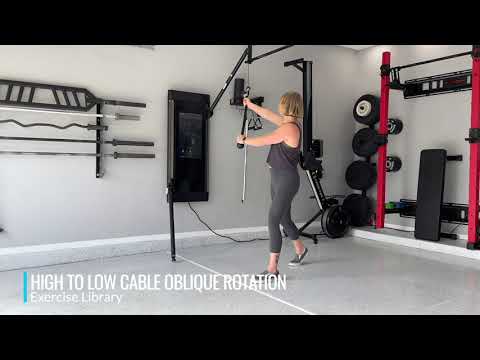 High to Low Cable Oblique Rotation