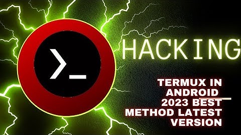 how to insatll termux in andrid/install termux from f droid in 2023 latest version