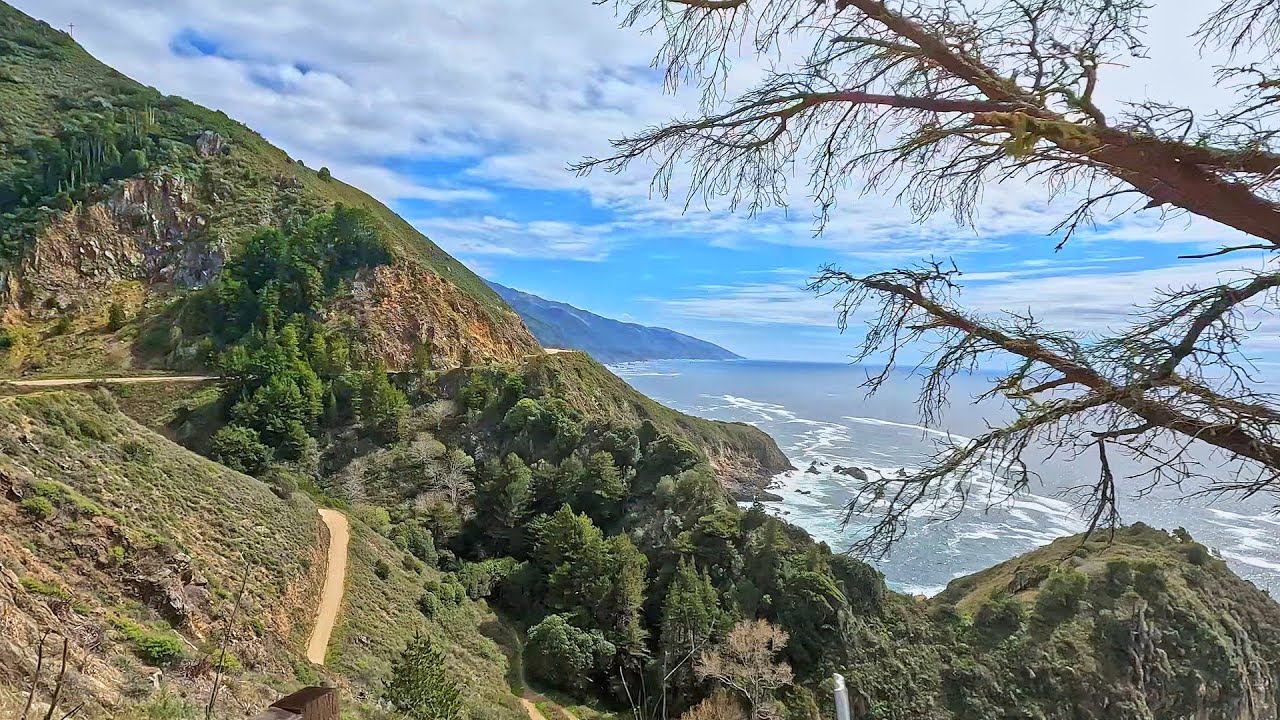 California Route 1 South from Carmel - Big Sur Region