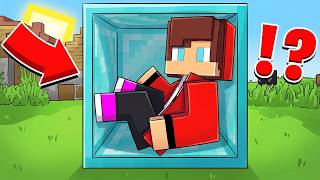 JJ HID in a DIAMOND CUBE To PRANK On Mikey in Minecraft screenshot 1
