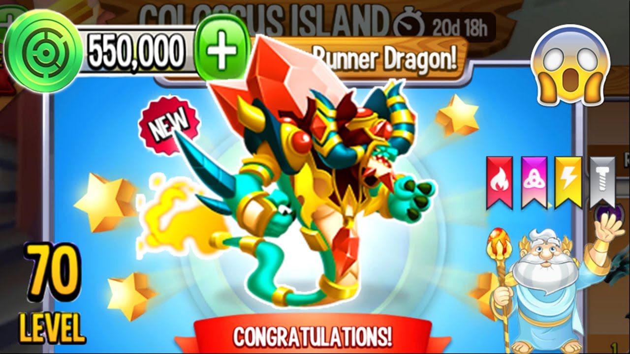 Dragon City: Crystal Carrier Dragon, plus all Rainbow Realm Island ...