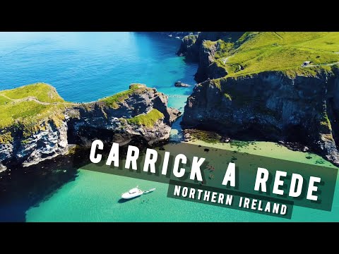 Carrick a Rede Rope Bridge by drone | NORTHERN IRELAND