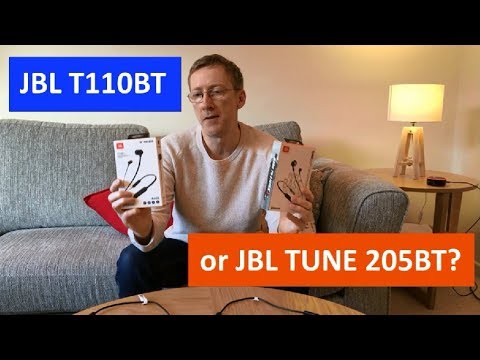 JBL T110BT vs JBL TUNE 205BT Headphones - Which one is Best?