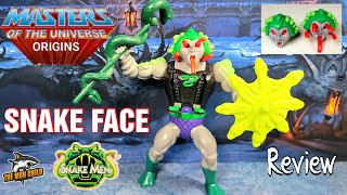 Masters of the Universe Origins Snake Face figure review!