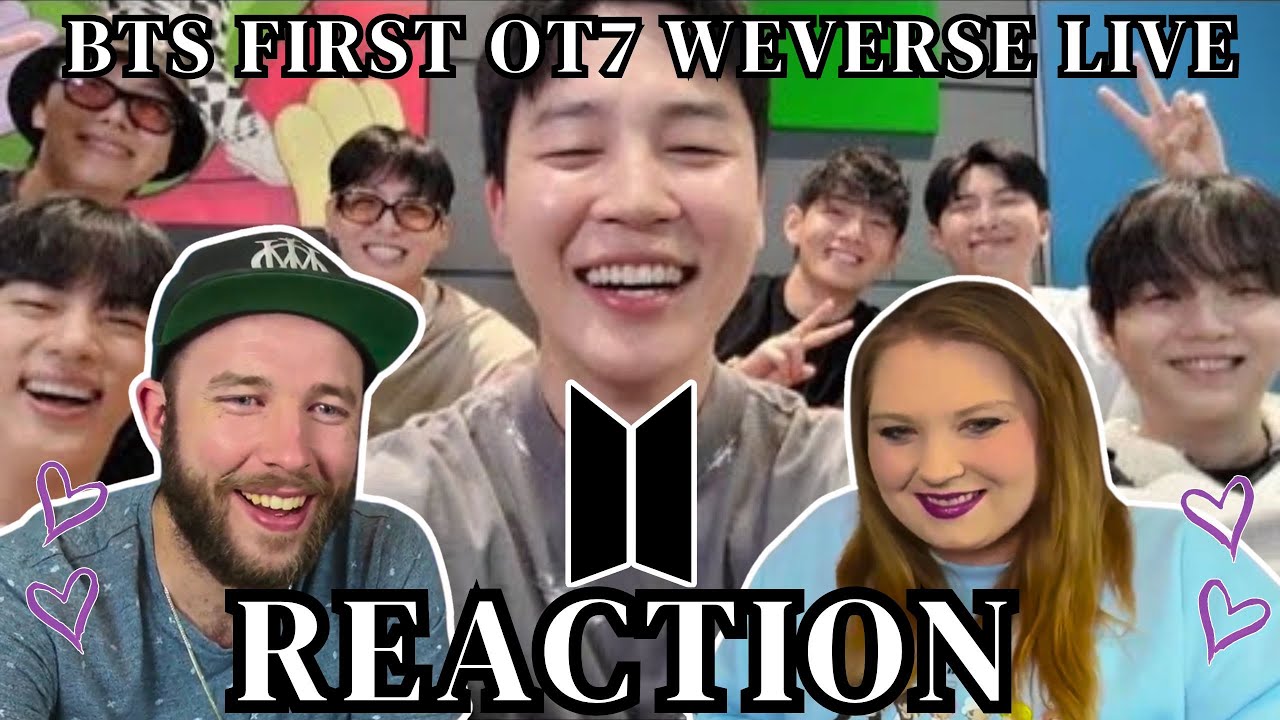 WE COULDN'T STOP LAUGHING! | BTS First OT7 Weverse Live | BTS All Members | BABY ARMY REACTS