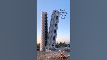 Unbelievable Building Collapse in Seconds! 😱 #demolition #collapse #epicfail #vfx