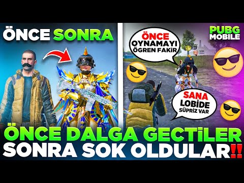 DALGA GEÇEN KIZLAR OYUNCULUĞUMU VE HESABIMI GÖRÜNCE ŞOK OLDULAR!!  😎 ÇILDIRDILAR!! 😎 | PUBG MOBILE