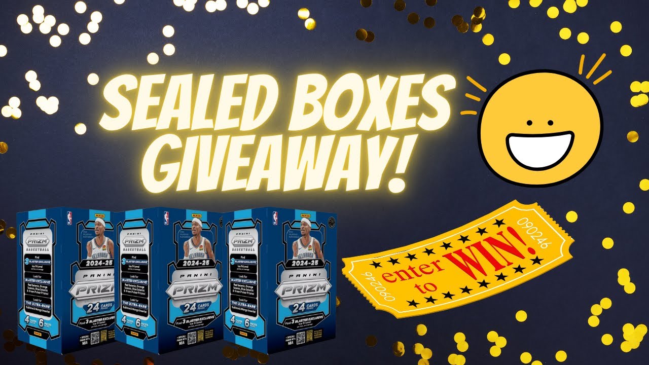 WIN THREE 2024 PRIZM BASKETBALL BLASTER BOXES!!!  Free Sports Cards Giveaway!!!