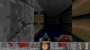Doom II Hell on Earth Map02 UV Speed in 32s by Zero Master