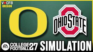Oregon Week 10 Simulation vs Ohio State (College Football 27)