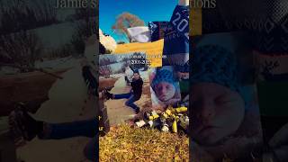 January Graveside Decorations #grief #copingwithloss #loss