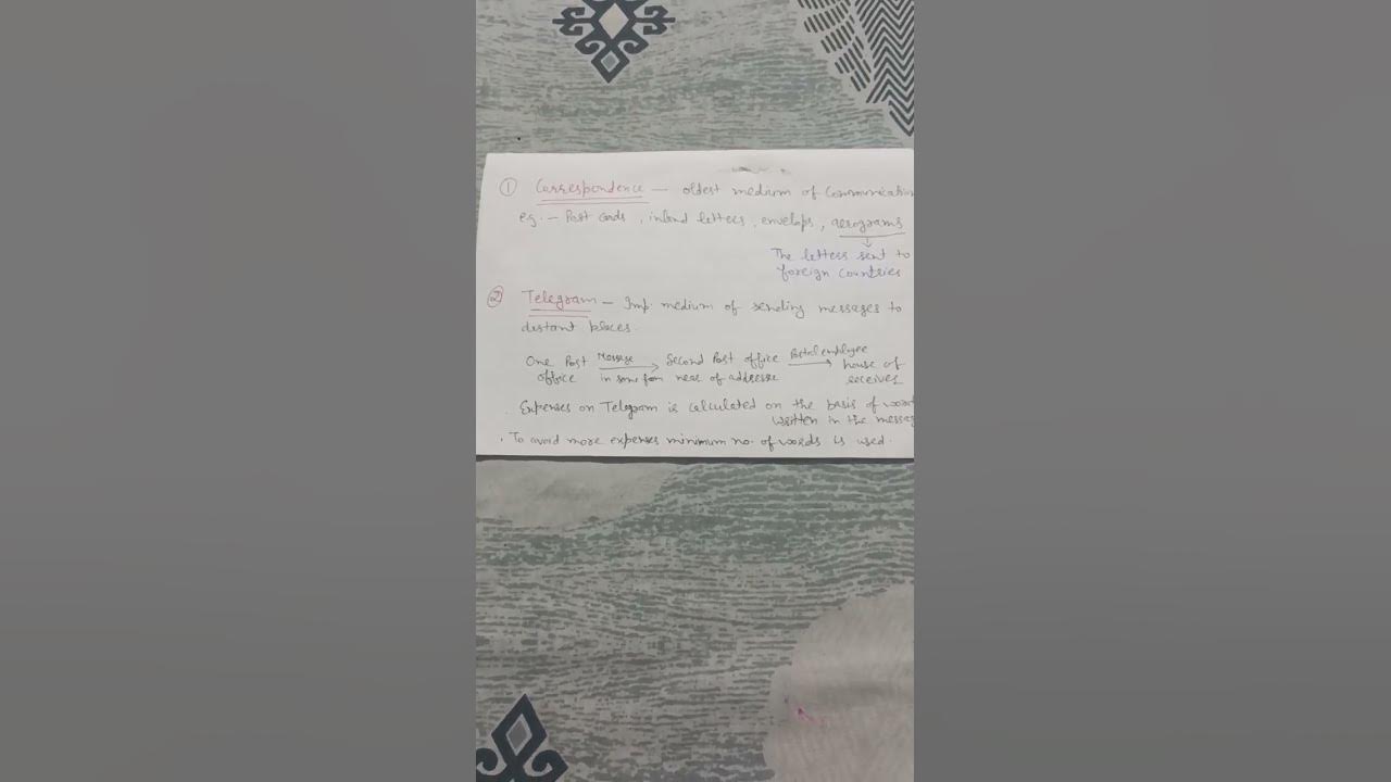 correspondence-telegram-traditional-modes-of-communication