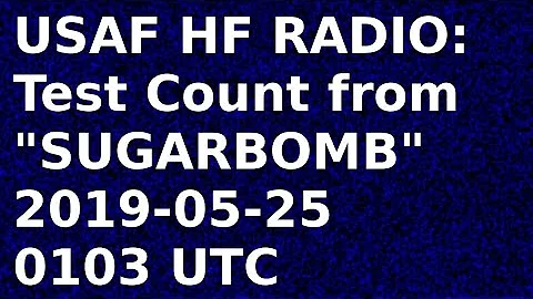 USAF HF Global Communications System, Test from SUGARBOMB | 11175 and 8992 | Shortwave Radio