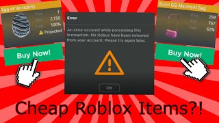 Roblox flipped the buy robux section, im assuming thats because its baked  into a child's memory to buy the cheapest thing (top) : r/roblox