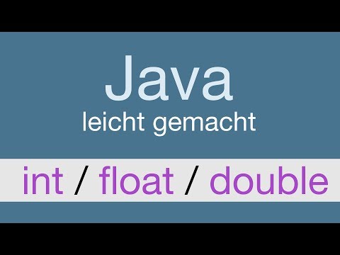 Video: Unterschied Zwischen Float Und Double