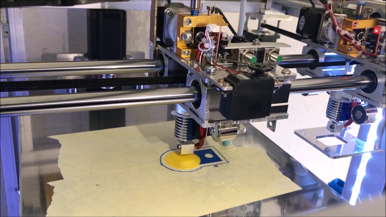 3D Drucker CoreXY DualAndockExtruder YouTube