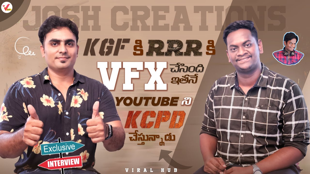 Josh Creations Joshi Exclusive Interview | VFX Artist & Comedy Spoof |Story Behind Edits| Viral Hub