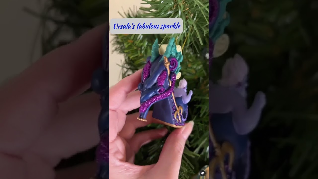 Disney Villains & Disney Princess Christmas Ornaments