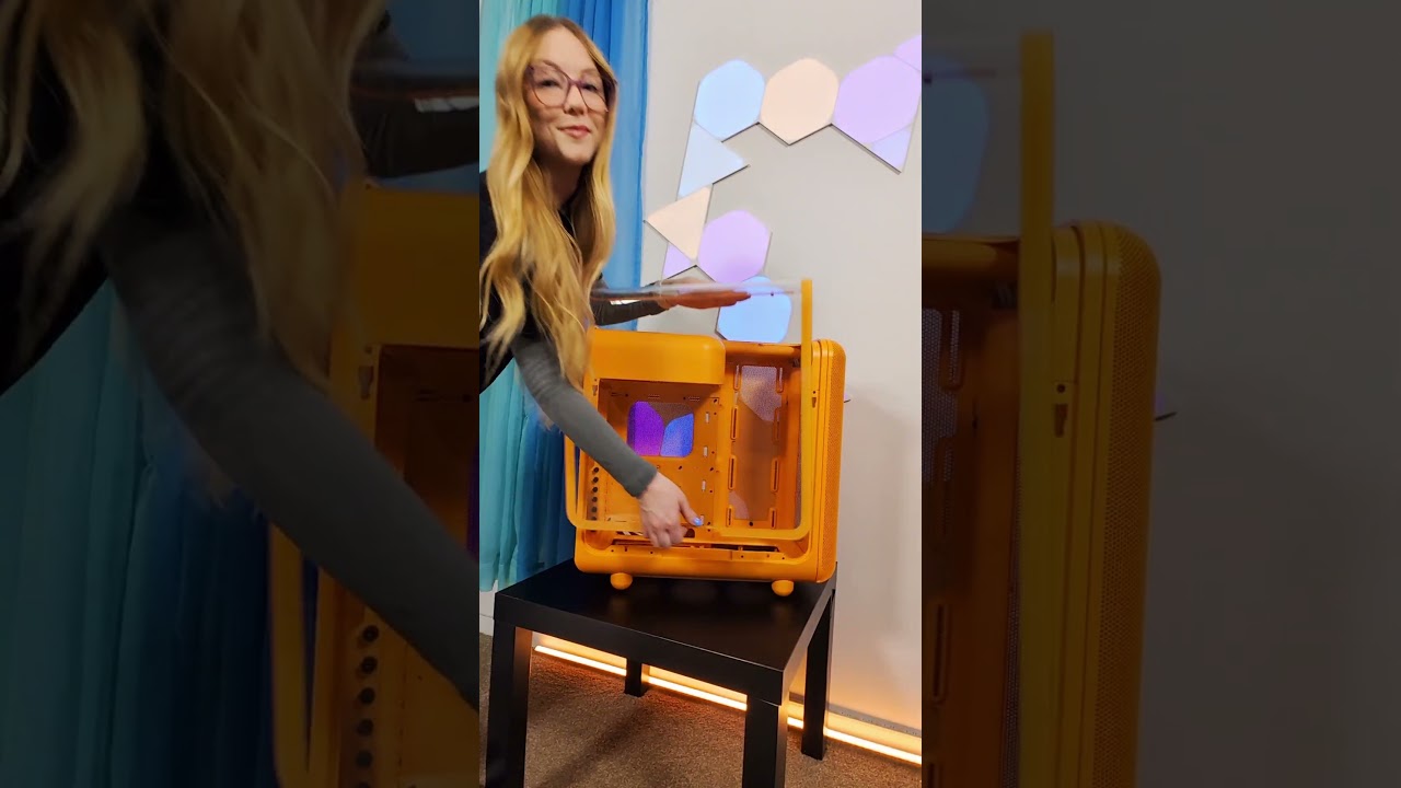 The HYTE X50! What do you mean we can get a premium PC case in 7 expressive colorways! 🧡 #ad #gifted