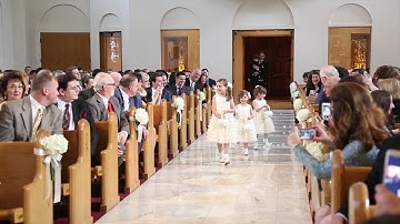 Flower Girl Really Gets Into It