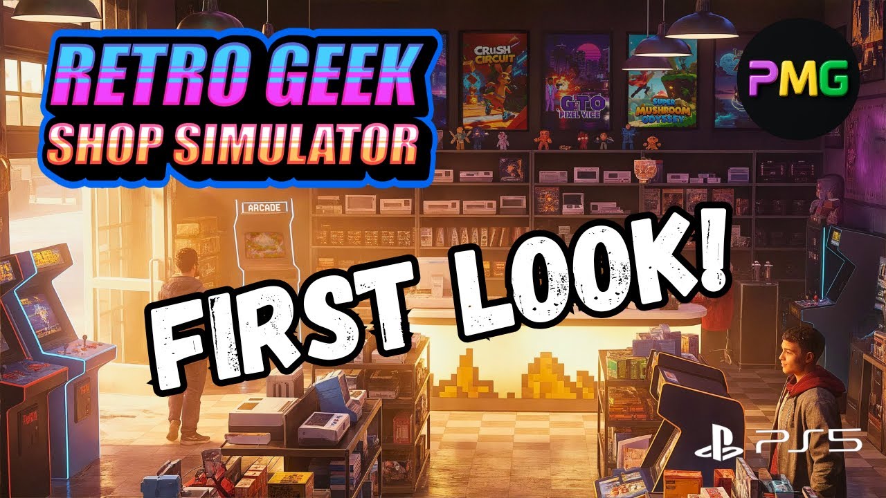 Retro Geek Simulator | PS5 | First Look!