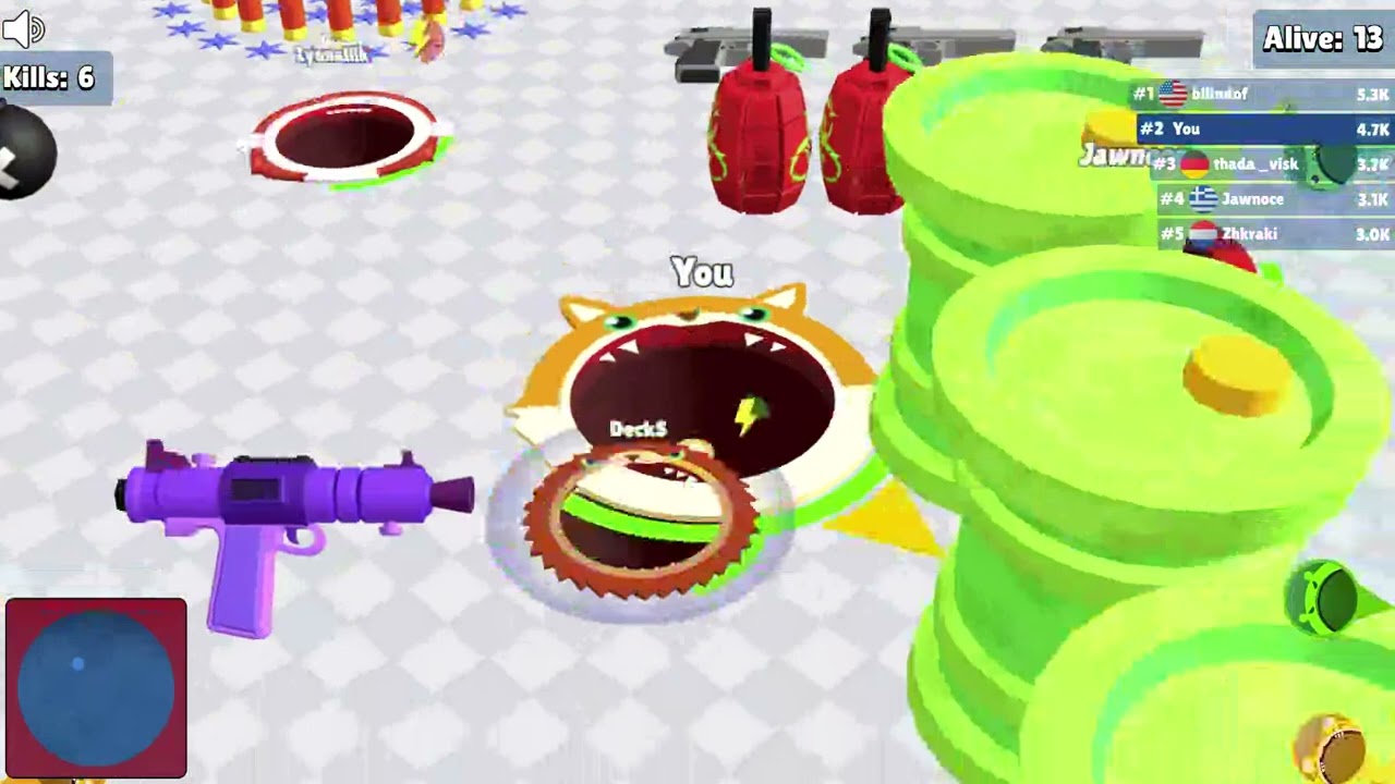 Holey.io Battle Royale 🕹️ #3