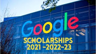 Google Scholarships 2022-2023 | Google Generation Scholarships | Free Scholarships | Work at Google