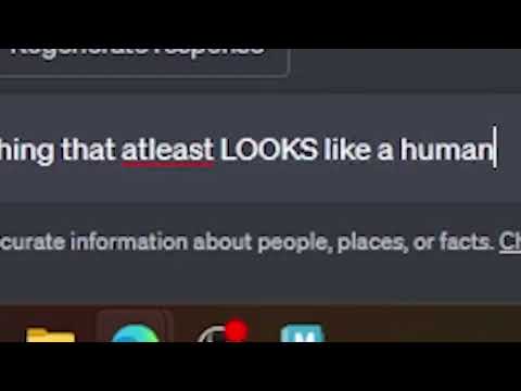 chatGPT making a *human* model in MAYA!