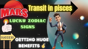 Lucky zodiac signs during mars transit  2024 | which zodiac will be lucky in money
